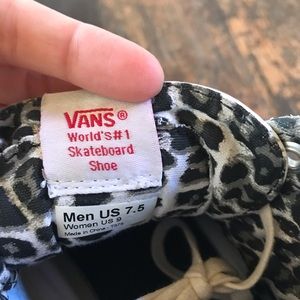 Vans Shoes - Vans Sk-8 Hi with Zips and Leopard Interior Vans Shoes - Vans Sk-8 Hi with Zips and Leopard Interior
